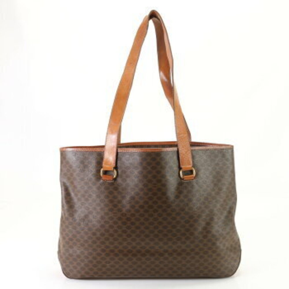 Celine Macadam Leather Tote Bag Shoulder Handbag - Picture 6 of 14